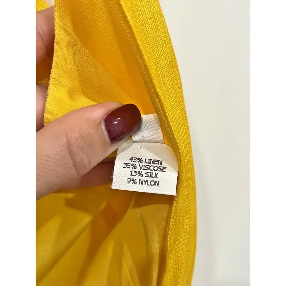 Jenni Kayne Golden Yellow Open Back Maxi Dress - Picture 6 of 15